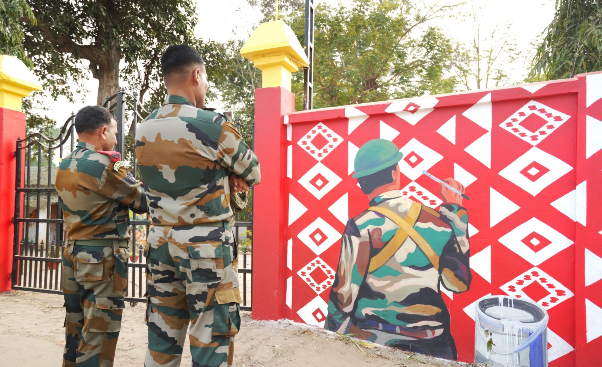 Assam Rifles Mural